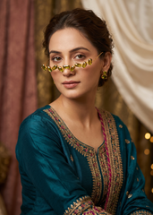 Olive Radiance Crystal Gold-Tone Facelet