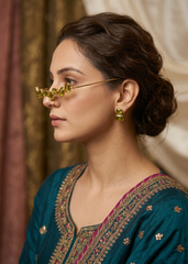 Olive Radiance Crystal Gold-Tone Facelet