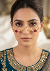 Gold Royal Ruby Moon Facelet