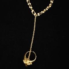 Gold Tone Hand Harness Bracelet Hathphool Jewelry