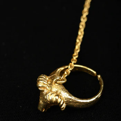 Gold Tone Hand Harness Bracelet Hathphool Jewelry