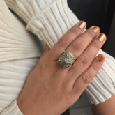 Raw Pyrite Natural Stone Ring