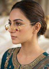 Gold Royal Ruby Moon Facelet