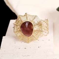 Monalisa Stone Statement Handcuff Bracelet