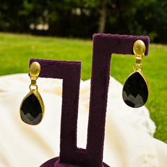 Black Onyx & MOP Gemstone Necklace Set